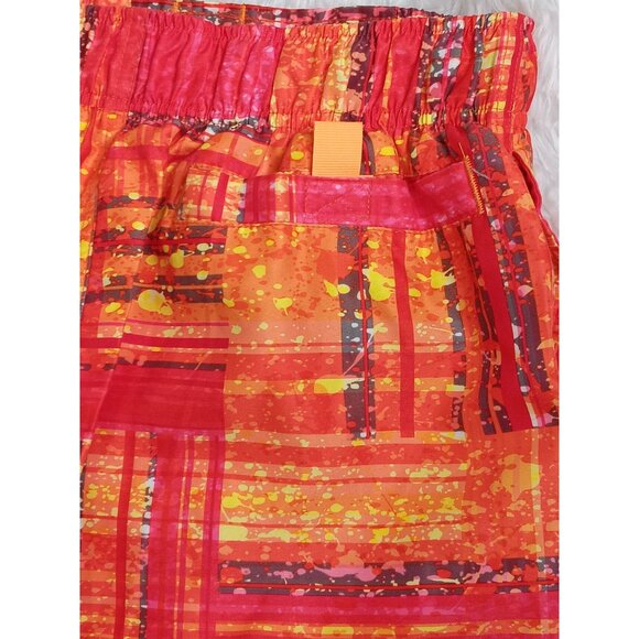 Orageous Mens M Swim Trunks Orange Board Shorts Water Sports Lake Pool Cargo Poc - Picture 3 of 7